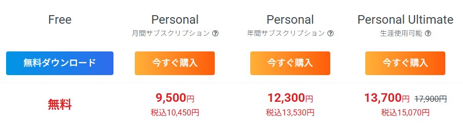 価格表